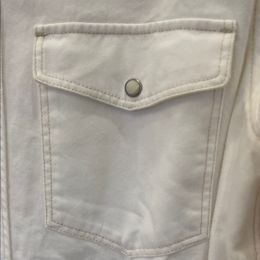 White Button-Up Shirt - Picture 5 of 15